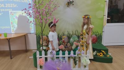 Открита практика по изобразително изкуство втора група "Слънчо" - ДГ Надежда - Плевен